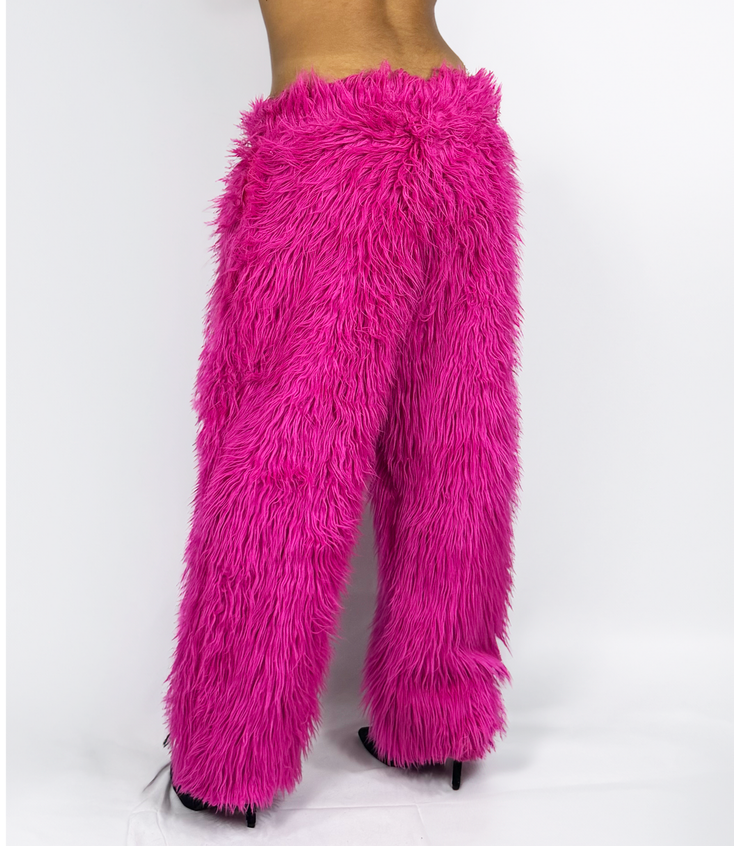 Electric Faux Fur Pants